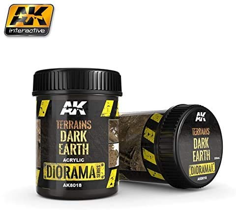 Amazon.com: AK Interactive - Terrains Dark Earth: Acrylic texture